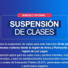 Suspención de clases